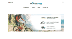Desktop Screenshot of bicyclesonlinecomau.bikeit.com.au