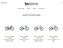 Tablet Screenshot of bikeaddiction.bikeit.com.au