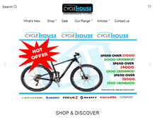 Tablet Screenshot of cyclehouse.bikeit.com.au