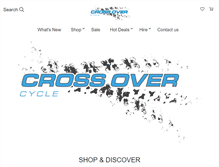 Tablet Screenshot of crossovercycle.bikeit.com.au