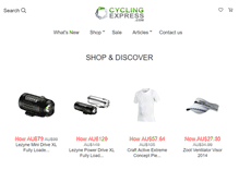 Tablet Screenshot of cyclingexpress.bikeit.com.au